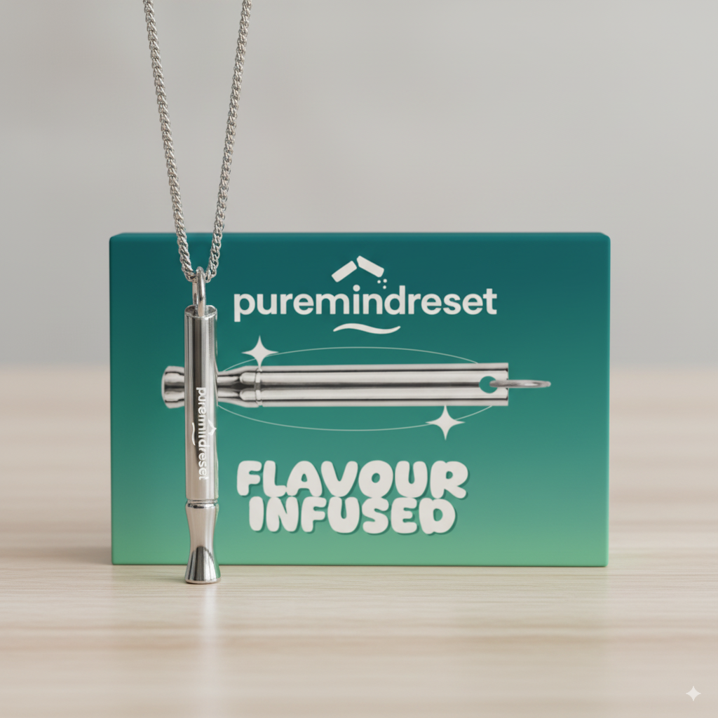 Breathe Necklace Quit Kit — 1 Flavor Pod + 21-Day Tracker