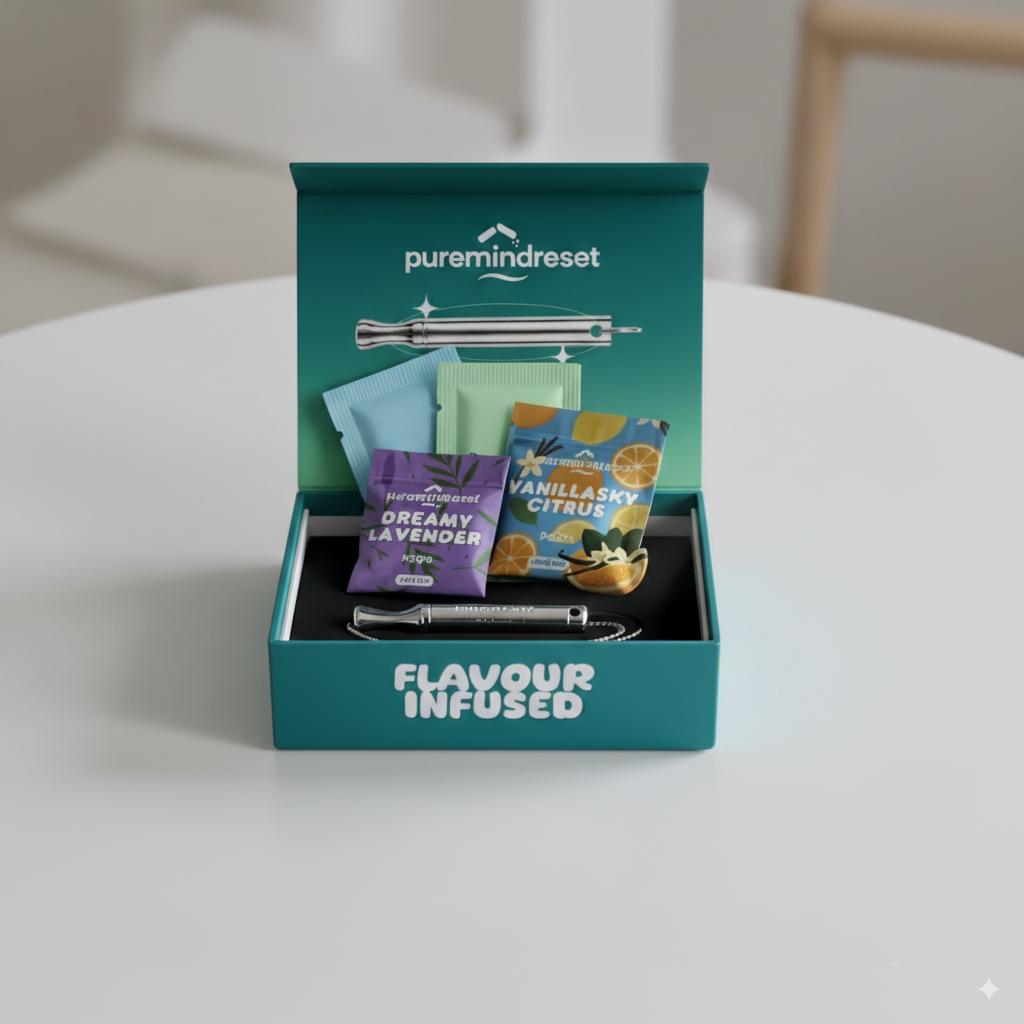 Breathe Necklace Quit Kit — 1 Flavor Pod + 21-Day Tracker