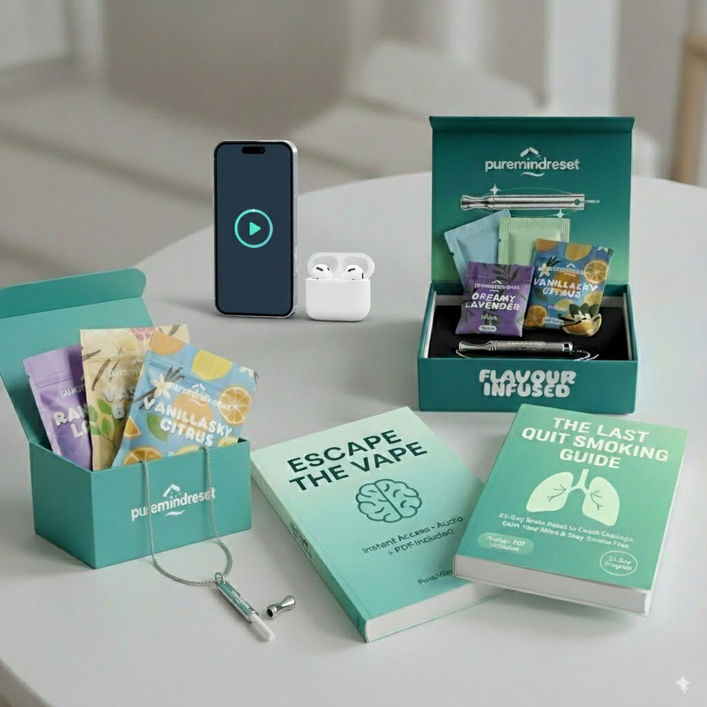 Breathe Necklace Quit Kit — 1 Flavor Pod + 21-Day Tracker