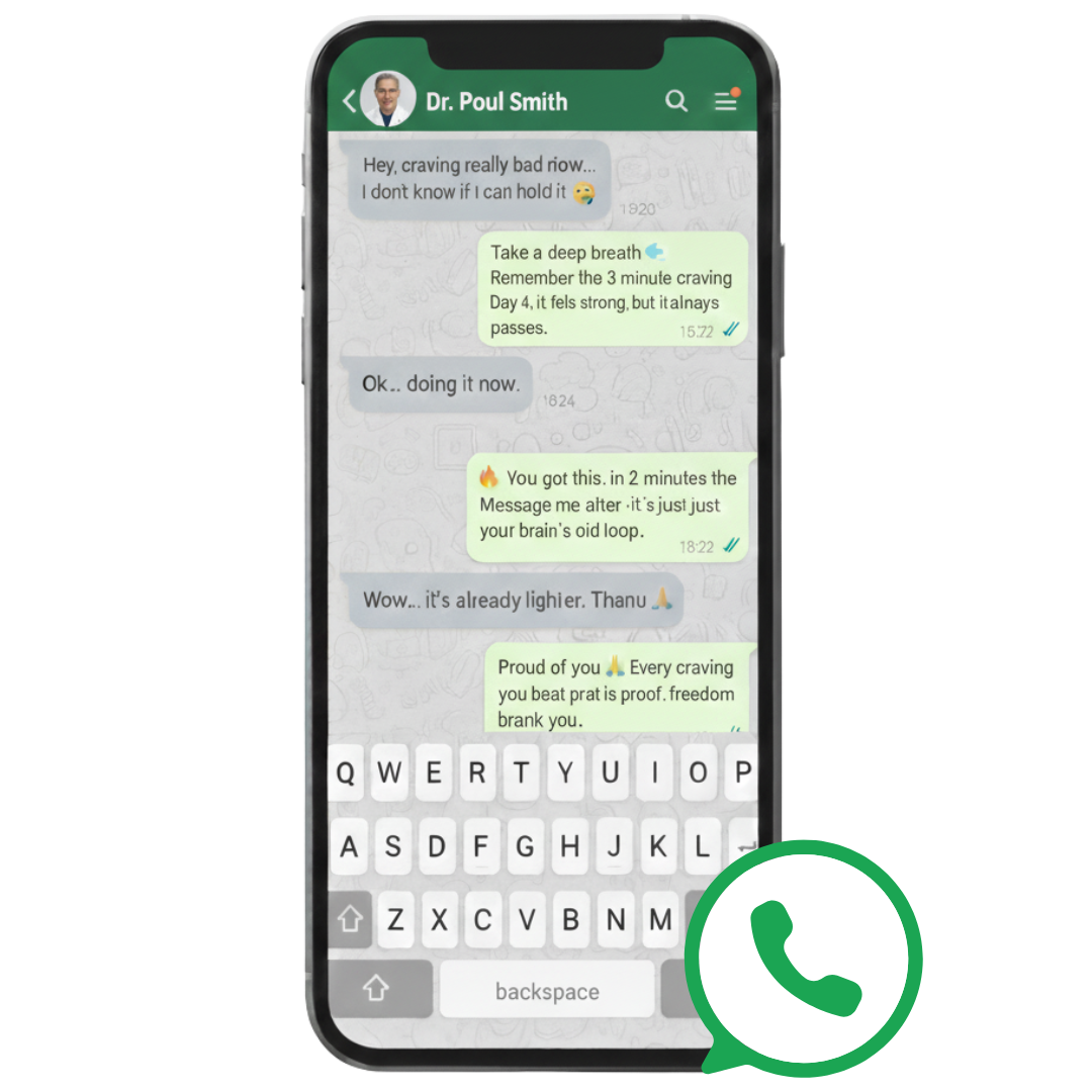 💬 21-Day Freedom Coach WhatsApp-Instant Support 24/7